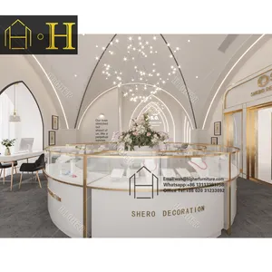 Vitrine Showcase Famous Brand Luxury Jewelry Vitrine Customized Furniture Jewelry Store Jewelry Display Showcase