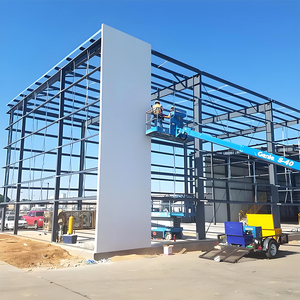 Atelier à structure <span class=keywords><strong>métallique</strong></span> avec <span class=keywords><strong>poutre</strong></span> de grue pour la construction d'usines industrielles et l'aménagement de entrepôts métalliques préfabriqués - Product Image 5