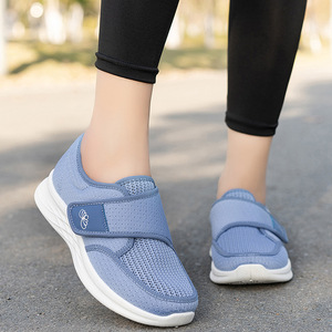 Usine Extra Large Toe Box <span class=keywords><strong>Chaussures</strong></span> Diabétiques Œdème Casual Marche Style Thérapie Slip-on <span class=keywords><strong>Pieds</strong></span> <span class=keywords><strong>Gonflés</strong></span> <span class=keywords><strong>Chaussures</strong></span> pour Femmes Âgées - Product Image 2