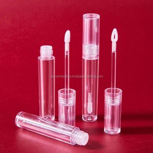 Tube de brillant à lèvres transparent Maxfree 4ml/5ml avec bouchon à vis et sérigraphie, vide, pour rouge à lèvres et cosmétiques - Product Image 4