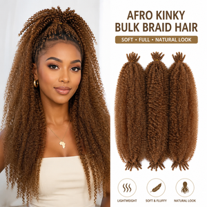 Extensiones <span class=keywords><strong>de</strong></span> Cabello Sintético <span class=keywords><strong>de</strong></span> 22 Pulgadas, Estilo <span class=keywords><strong>Afro</strong></span> Rizado y Voluminoso, para Trenzas Crochet y Peinados Tipo Dirty Braids - Product Image 5
