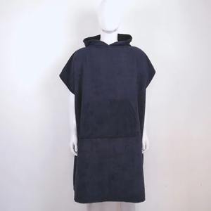 Toalla de Baño Súper Absorbente con Logotipo Personalizado, Poncho de Surf, Toalla de Microfibra de Doble Cara, Toalla de Playa con Capucha para <span class=keywords><strong>Hombre</strong></span> y Mujer - Product Image 5