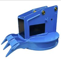 Aimant de levage pour excavatrice certifié CE SLN avec puissance hydraulique stable pour les travaux de manutention de déchets de construction de 10 à 15 tonnes
