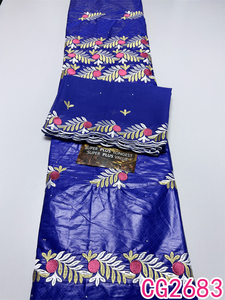 Tissu Bazin Riche en Gros avec Foulard Africain, Robe Brodée en Bazin Riche Grande Largeur 160cm pour Fête - Product Image 3