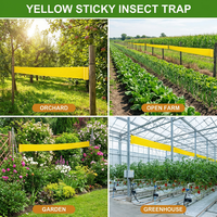 Ruban adhésif anti-insectes pour arbres, ruban adhésif double face anti-insectes pour serres, jardins et aménagements verts