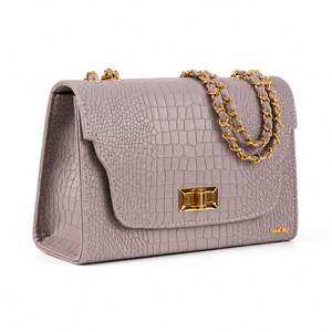 Sac à main classique pour femme, haute durabilité, durée de vie de 10 à 15 ans, en cuir vegan effet croco, pour le commerce d'importation - Product Image 5