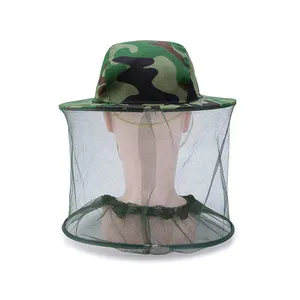 Anti Bee Hat Anti Bee Net Hat Fishing Hat Sun Protection Camouflage Shawl Cover Mosquito Proof Hat For Men And Women