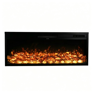 Chimenea Eléctrica Inteligente LED Personalizada <span class=keywords><strong>de</strong></span> 120 cm <span class=keywords><strong>con</strong></span> Efecto <span class=keywords><strong>de</strong></span> Llama <span class=keywords><strong>de</strong></span> 13 Colores, Control Remoto, Diseño Moderno para Decoración del Hogar y Sala <span class=keywords><strong>de</strong></span> Estar - Product Image 3