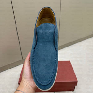 ファッションデザイナー ローファー レディース フラットシューズ メンズ らくちん ソフトソール スリッポン カジュアル レザーシューズ 快適で多用途 - Product Image 5