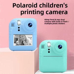 Portable Kids Instant <b>Print</b> <b>Camera</b>, Dual Front & Rear Lens, Supports Photo & Video, Children Gift - Product Image 1