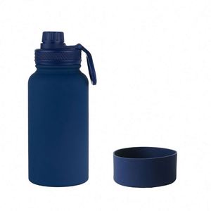 Botella de agua de acero inoxidable con aislamiento al vacío de 32 oz de calidad superior con tapa de pico, termo de Metal para deportes de viaje - Product Image 4