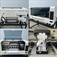Impresora Automática de Transferencia Directa a Película para Camisetas, Impresora Textil Pequeña A3 30cm A3+ 33cm, Impresora de Inyección de Tinta DTF Dual XP600 para Camisetas