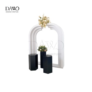 Décorations de haute qualité pour scène, fournitures murales, toile de <span class=keywords><strong>fond</strong></span> de mariage en PVC, toile de <span class=keywords><strong>fond</strong></span> de mariage blanche - Product Image 6
