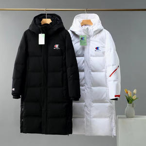 Veste longue en duvet à la mode pour hommes pour la <span class=keywords><strong>saison</strong></span> d'automne, manteaux élégants et personnalisables - Product Image 1