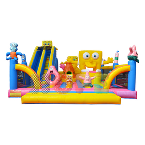 <span class=keywords><strong>Bob</strong></span> <span class=keywords><strong>Esponja</strong></span> comercial personalizado PVC saltando castillo hinchable <span class=keywords><strong>Parque</strong></span> inflable Casa de rebote tobogán Playland para fiesta - Product Image 1