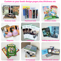 Manuels scolaires de mathématiques en anglais à couverture souple, impression personnalisée, reliure parfaite, livres en anglais pour le lycée