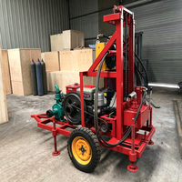 Machine de forage de puits d'eau portable de 150 m avec démontage facile pour les zones éloignées