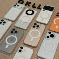 Ensemble Combo 2-en-1 pour iPhone 18 17 16 Pro Max – Coque en Acrylique Transparente avec Protection d'Objectif et Forte Force Magnétique de 2500 N