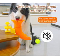 Juguete Automático para Entrenamiento de Perros, Lanzador de Pelotas de Tenis, Ejercicio en Interiores, Antiaburrimiento, Pelota Interactiva para Perros