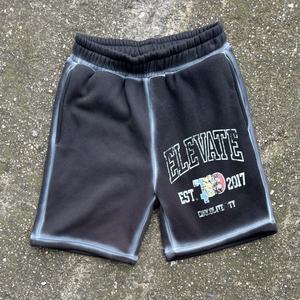 Pantalones Cortos Deportivos Personalizados, Pantalones Cortos de Chándal de Algodón y Felpa, Impresión DTG, Lavado con Spray, Pintura, para Hombre - Product Image 1