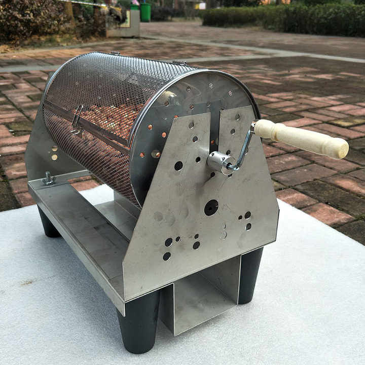 Коммерческая мелкая электрическая и газовая Обжарка арахиса для зерновых орехов и кофейных зерен