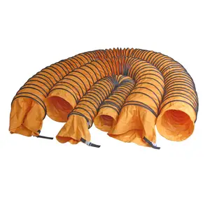 Pipa ventilasi udara Pvc fleksibel kipas saluran ventilasi