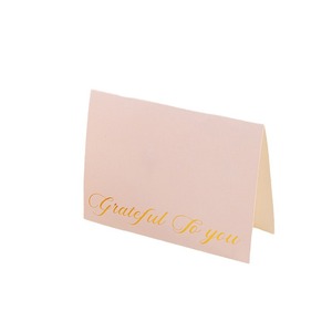 Biglietto <span class=keywords><strong>di</strong></span> <span class=keywords><strong>Auguri</strong></span> Semplice ed Ecologico in Carta con Lamina Dorata per la Festa degli Insegnanti, Negozi <span class=keywords><strong>di</strong></span> Pasticceria, Compleanni, San Valentino, Ramadan, Festa del Papà, Capodanno - Product Image 5