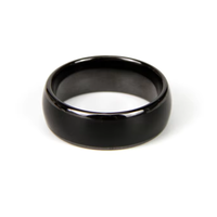 Cincin Pintar RFID Keramik Tanpa Kontak Custom ISO Pembayaran Sosial 424 DNA NFC 13.56MHz Bisnis Hotel Keanggotaan Chip 213 215 216