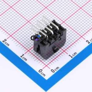 A300E1W2-2B6P12 Wire-to-<b>Board</b> <b>Pin</b> Header Bent Lead Through Hole,P=3mm Connector 2x3P 3mm Right Angle Insert Micro-Fit (MX 3.0) - Product Image 2