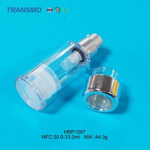 Flacon pompe sans air personnalisé de 30 à 33 ml, plastique écologique pour sérum, lotion, soin de la peau, emballage cosmétique, vente en gros - Product Image 6