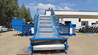 Presse à balles hydraulique horizontale à ouverture supérieure de 50 à 200 tonnes pour tissus/bouteilles en PET/vêtements usagés/déchets de bouteilles en plastique