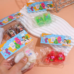 Lindo Mini Juguete Antiestrés de Malta de Azúcar con Forma de Té con Leche, Juguete Antiestrés con Purpurina, Bola Antiestrés para Apretar, Bola Fidget Clásica en Cápsula - Product Image 1