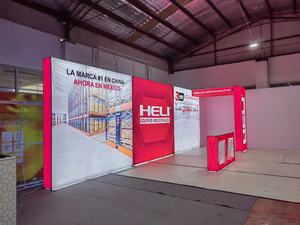 广告贸易展展览摊位展示张力布背景墙<span class=keywords><strong>SEG</strong></span>弹出式LED背光灯箱 - Product Image 1