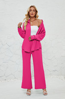 Pantalon de pyjama élastique auto-cravate taille bords passepoilés partie d'un nouvel ensemble de vêtements de nuit satin Viscose vêtements de nuit pour femmes