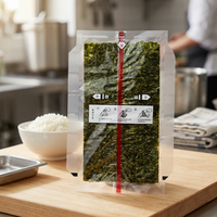 Paquete Individual de Hojas de Alga Nori Tostada para Onigiri Triangular, Envoltorio de Arroz para Sushi, Alga Marina Laminada Personalizada OEM