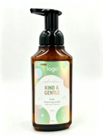 Étiquette autocollante personnalisée imperméable en PET/PVC pour lavage des mains, avec logo de marque privée, pour emballage de bouteilles cosmétiques et de soins de la peau, imprimée