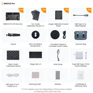 Escáner 3D Manual Revopoint MIRACO Estándar para Objetos Pequeños y Grandes, Captura de Color 8K, IMU de 9 Ejes, Material ABS, Conexión por Cable/WiFi/USB - Product Image 5