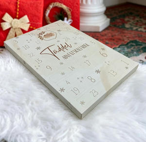 Calendrier de l'Avent de Noël personnalisé, 24 jours, boîte cadeau vide pour desserts, boîtes de calendrier de l'Avent de Noël - Product Image 2