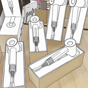 Secador de pelo de alta velocidad con alta calidad y bajo precio: HD08, HD15, HD16, HD18, HS05, HS08, HT01, etc. Todas las series de productos. - Product Image 1