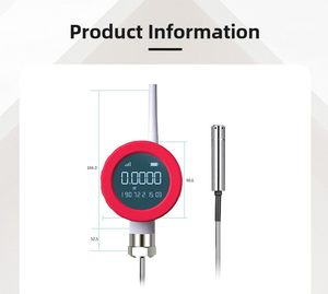 Trasmettitore di livello liquido wireless Toprie, misuratore di livello acqua per piscina, sensore di livello liquido integrato per serbatoi antincendio con display - Product Image 4