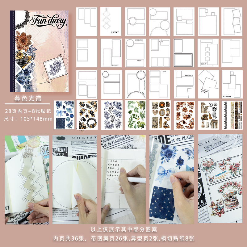 Notas divertidas del espectro crepuscular