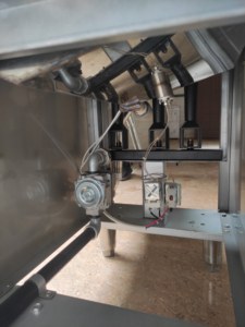 OUTE 28L Freistehende Gas-Fritteuse für Gewerbe 3 Brenner 2 Körbe Edelstahl 27KW Leistung Schnellrestaurant - Product Image 6