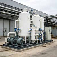 Générateur d'azote PSA à conception modulaire à point de rosée bas pour ligne de four de diffusion de plaquettes de silicium