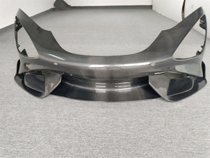 Actualización para McLaren <span class=keywords><strong>720S</strong></span> con kit de cuerpo de parachoques delantero de fibra de carbono completo estilo 765LT que incluye clips - Product Image 2