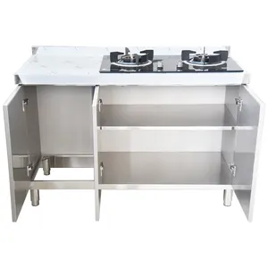 キッチン家具用キッチン食器棚セットキャビネットデザイン省スペース食器棚収納ユニット