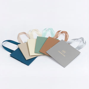 Boyang – sacs en papier personnalisés pour bijoux, emballage cadeau avec votre propre Logo - Product Image 2
