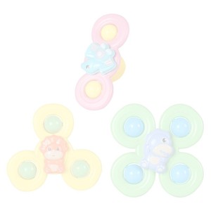 Jouet rotatif à ventouse pour bébé avec lumières, rotation 3D, éducatif pour bébés de 0 à 24 mois, en plastique, unisexe - Product Image 2