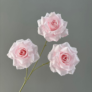 ดอกไม้ผ้าไหมทำมือ 22 สี สำหรับตกแต่งผนังงานแต่งงาน ขายดีที่สุด หัวดอกบานสวยงาม ของขวัญวันโกหก กล่องของขวัญ ตกแต่งบ้าน งานฝีมือ - Product Image 1