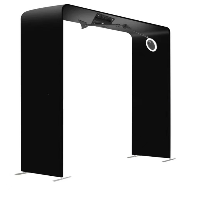 Elevated 360 Photo Booth for Wedding Outdoor Multi-person Use with iPad SLR Compatibility Remote Control Overhead Design