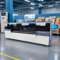 Imprimante numérique à jet d'encre à plat multi-passe avec chargeur automatique, machine d'impression de boîtes en carton multicolore CMYK haute vitesse